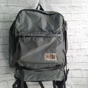 Vintage The North Face USA Internal Frame Hiking Backpack Gray Large Made in USA